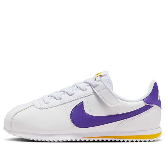 (PS) Nike Cortez EasyOn 'White Varsity Maize Varsity Purple' DM0951-105